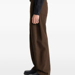 Jeans con cintura in marrone Lemaire - uomo 