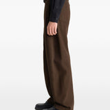Jeans con cintura in marrone Lemaire - uomo 