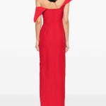 Abito con spalle scoperte in rosso - donna 