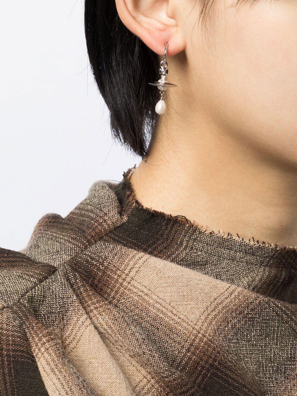 Orecchini con dettaglio Orb in argento Vivienne westwood - donna 