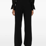 Pantaloni con pieghe in nero Forte forte - donna 