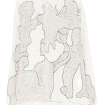 Camicia con stampa grafica in bianco Glass cypress - uomo 