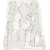 Camicia con stampa grafica in bianco Glass cypress - uomo 
