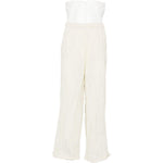pantaloni plissettati in bianco gongdid design - uomo 