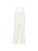 pantaloni plissettati in bianco gongdid design - uomo