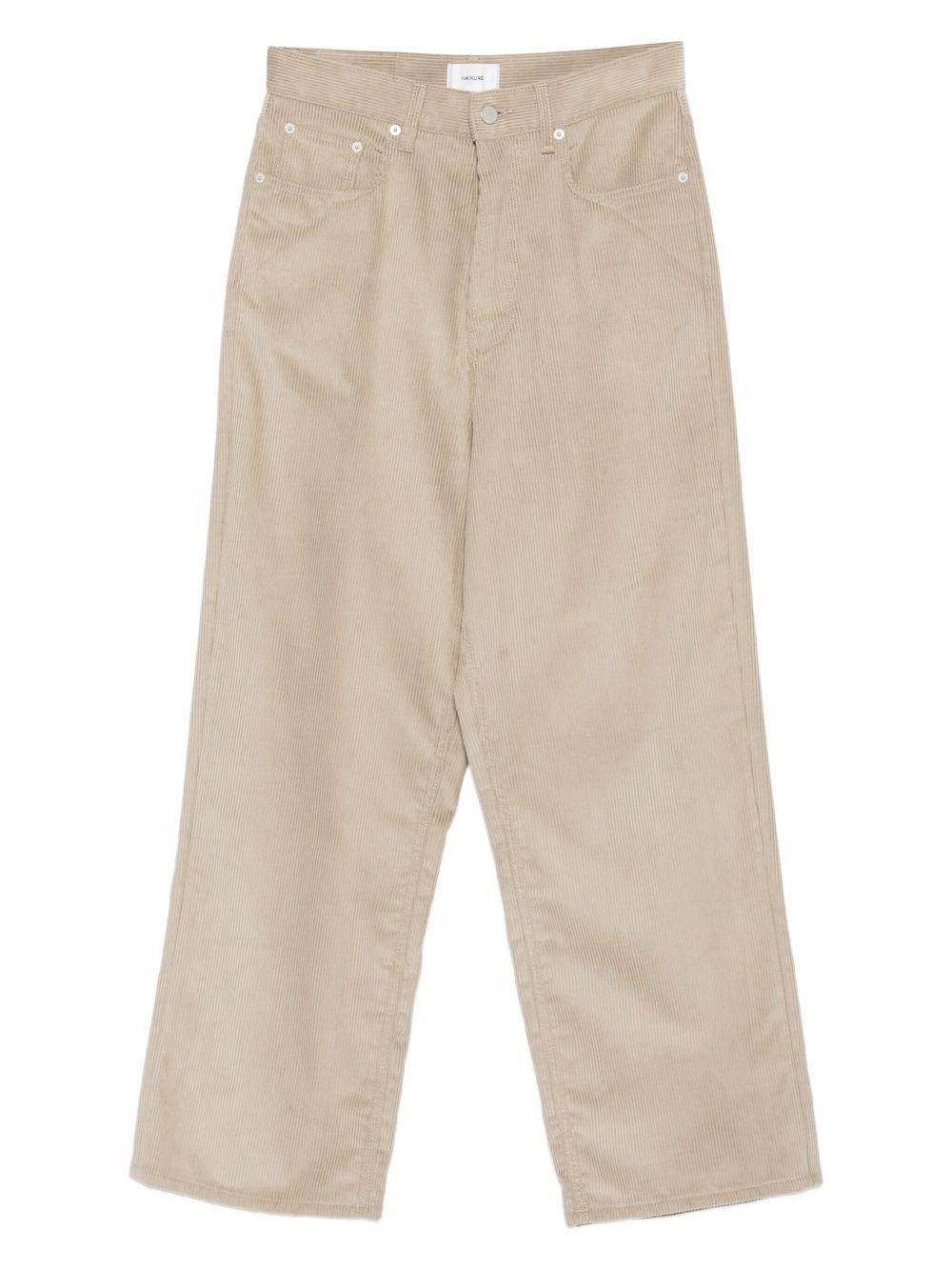 Pantaloni a coste in beige Haikure - uomo 
