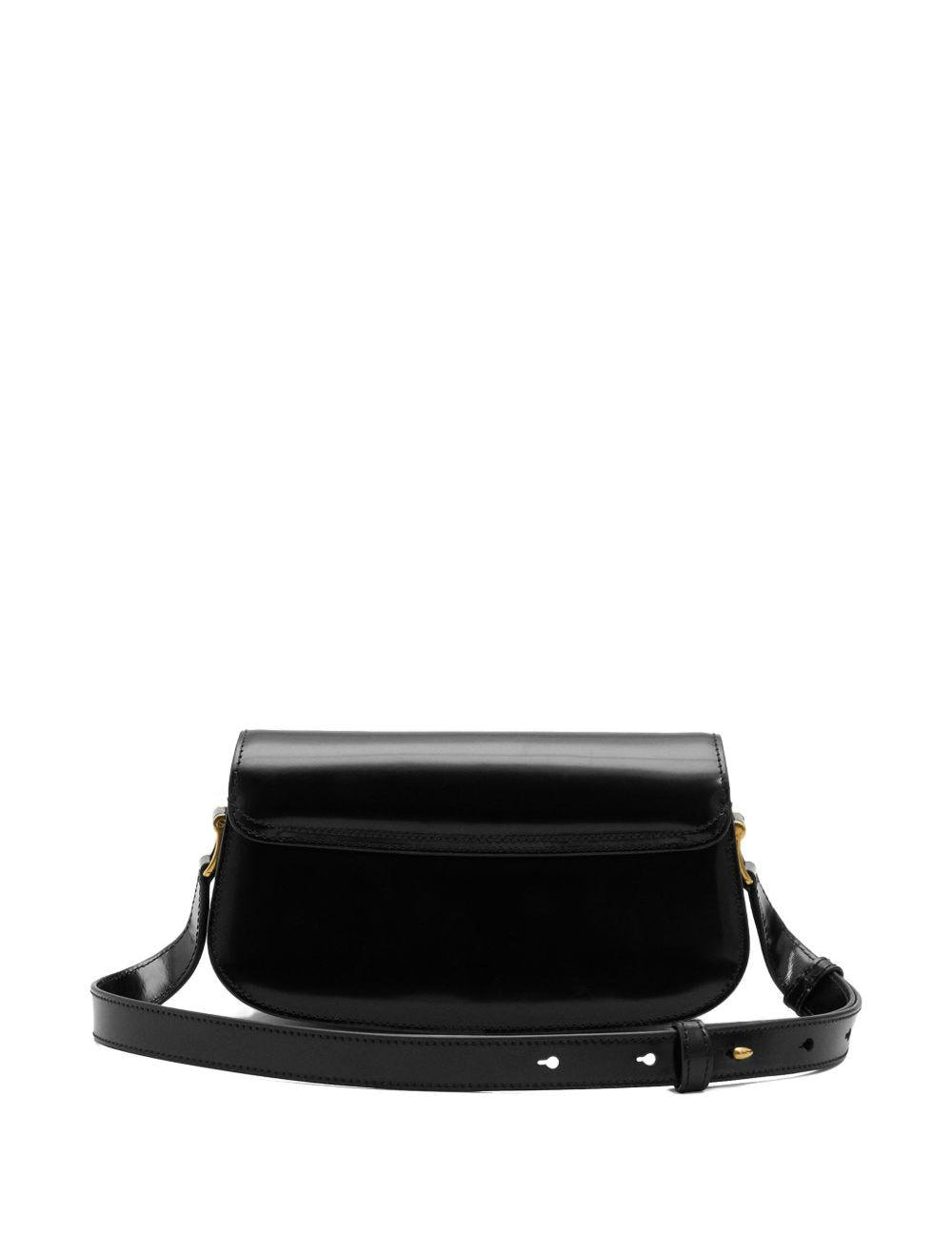 Borsa a spalla mini Paris Paris in nero ami paris - unisex 