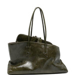 borsa a spalla la passeggiata medium in verde The Attico - donna 