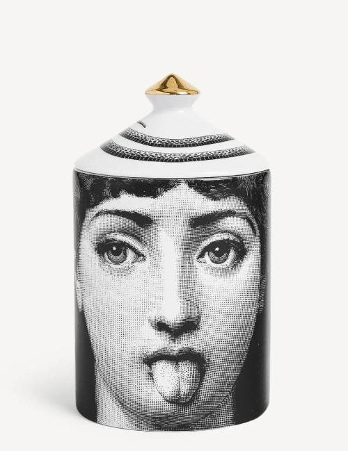 SE POI Candela profumata - Decoro Mascherina - Fragranza Frutto Proibito Fornasetti 