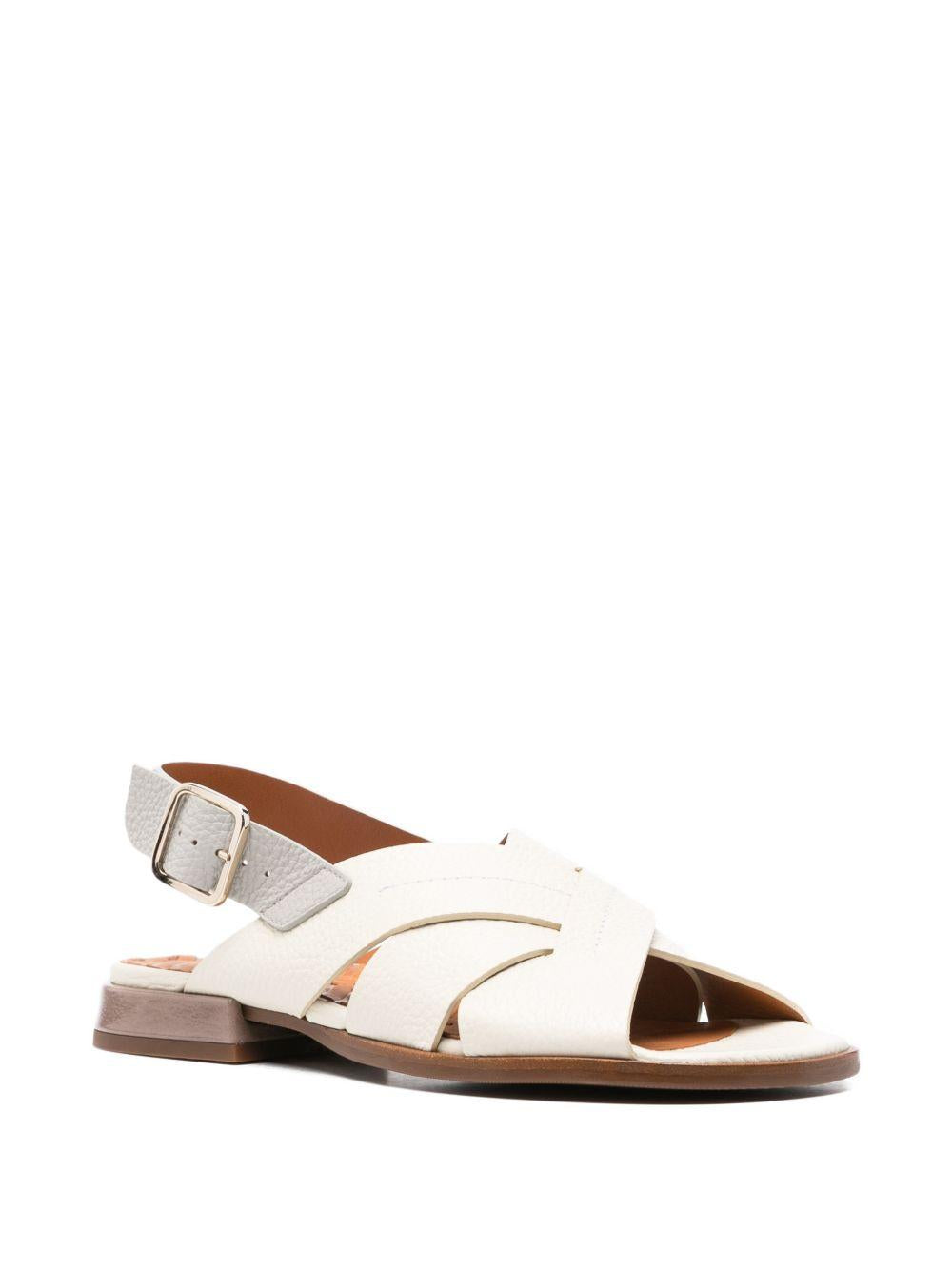Sandali in pelle in bianco Chie mihara - donna 