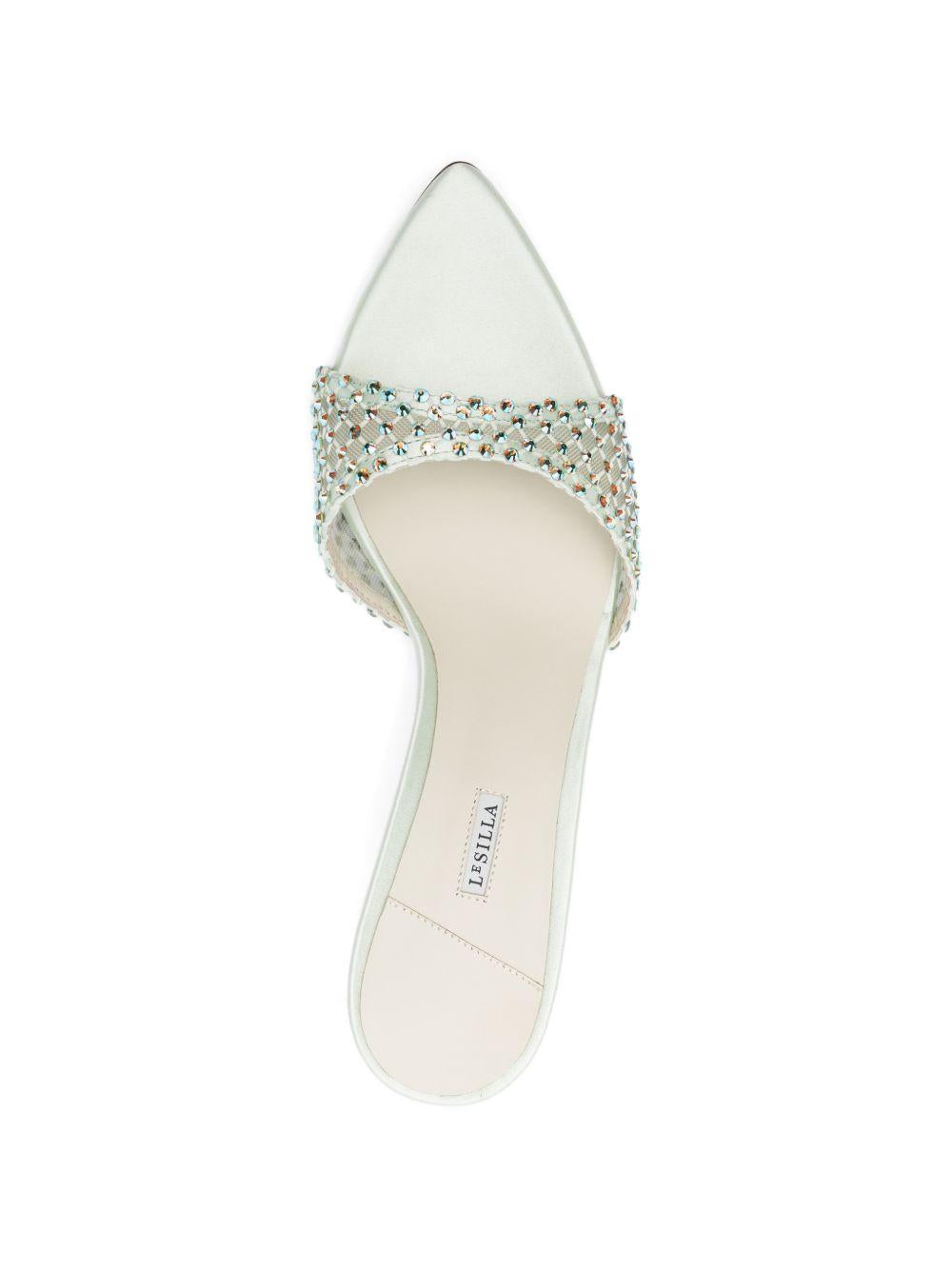 Sandali con cristalli bella in bianco Le silla - donna 