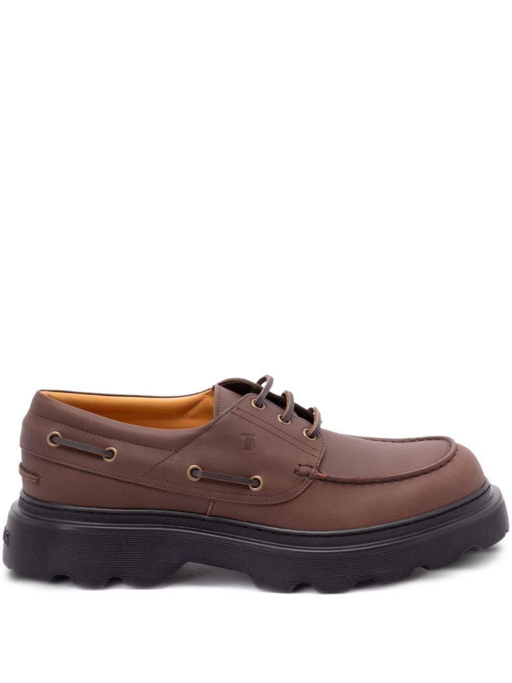 Mocassini in pelle in marrone Tod's - uomo 