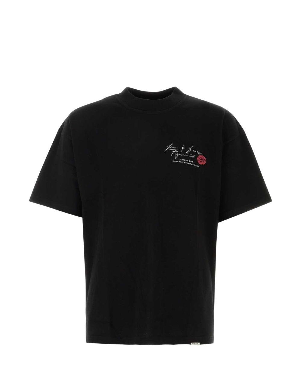 T-shirt con stampa slogan in nero Represent - uomo 
