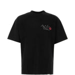 T-shirt con stampa slogan in nero Represent - uomo 