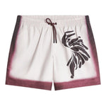 Costume con stampa in borgogna Dries van noten - uomo 