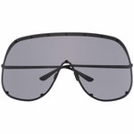 Occhiali da sole oversize in nero 