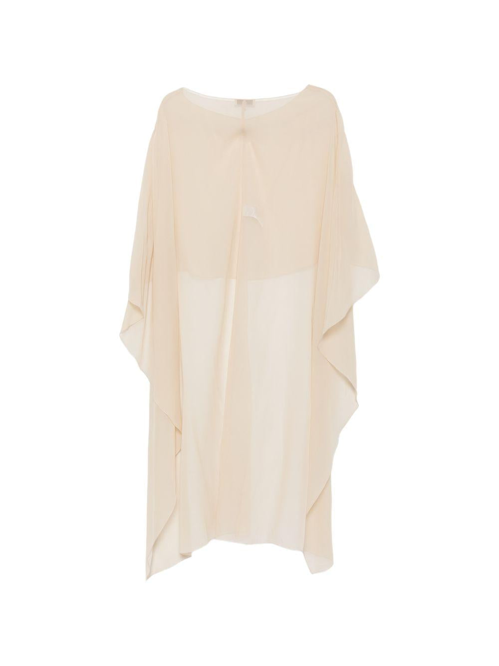 Top asimmetrico in avorio Antonelli - donna 