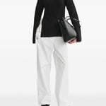 Maglione a maniche lunghe con spacchi in nero Toteme - donna 