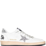 Sneakers ball star in bianco e argento Golden goose - donna 