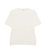 T-shirt girocollo in bianco Kangra - uomo 