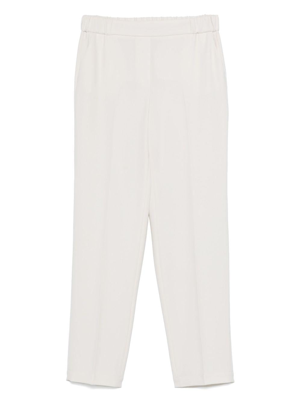 Pantaloni affusolati in avorio Antonelli - donna 