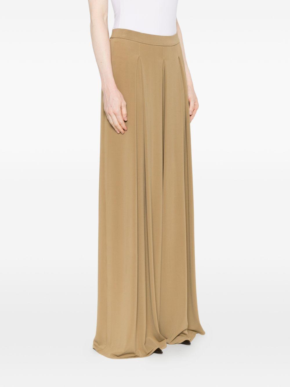 Pantaloni con pieghe bermuda in beige Maxmara - donna 