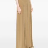 Pantaloni con pieghe bermuda in beige Maxmara - donna 