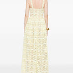 Abito in pizzo in giallo Elie saab - donna 
