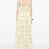 Abito in pizzo in giallo Elie saab - donna 