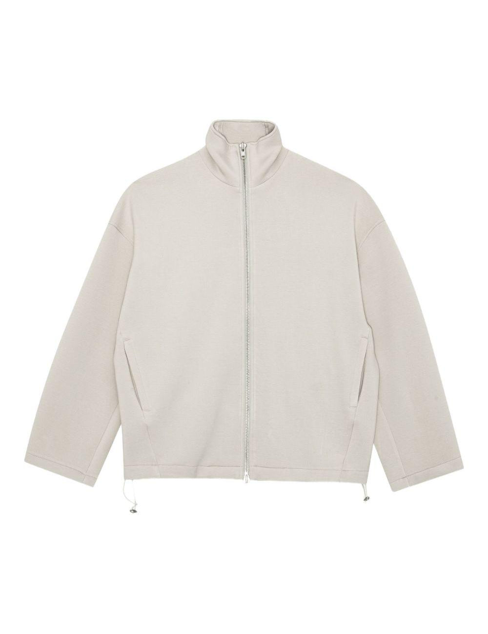 Felpa con zip in grigio ghiaccio Remain - donna 