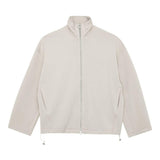 Felpa con zip in grigio ghiaccio Remain - donna 