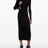 Abito a maniche lunghe con logo m-onervax in nero Diesel - donna 