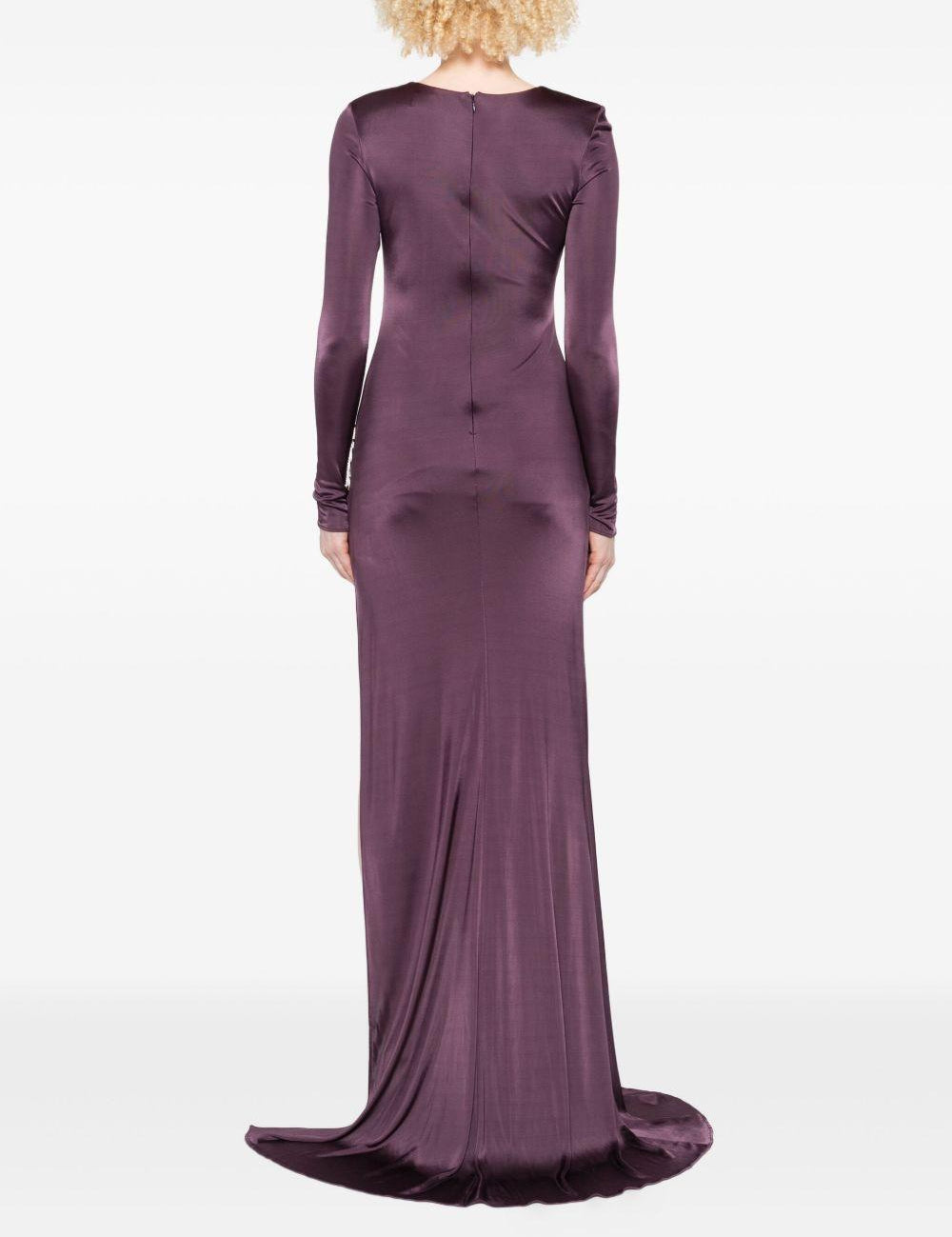 Abito da sera con decorazione in viola Giuseppe di Morabito - donna 