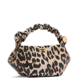 Borsa a mano bou minicon stampa animalier Ganni - donna 