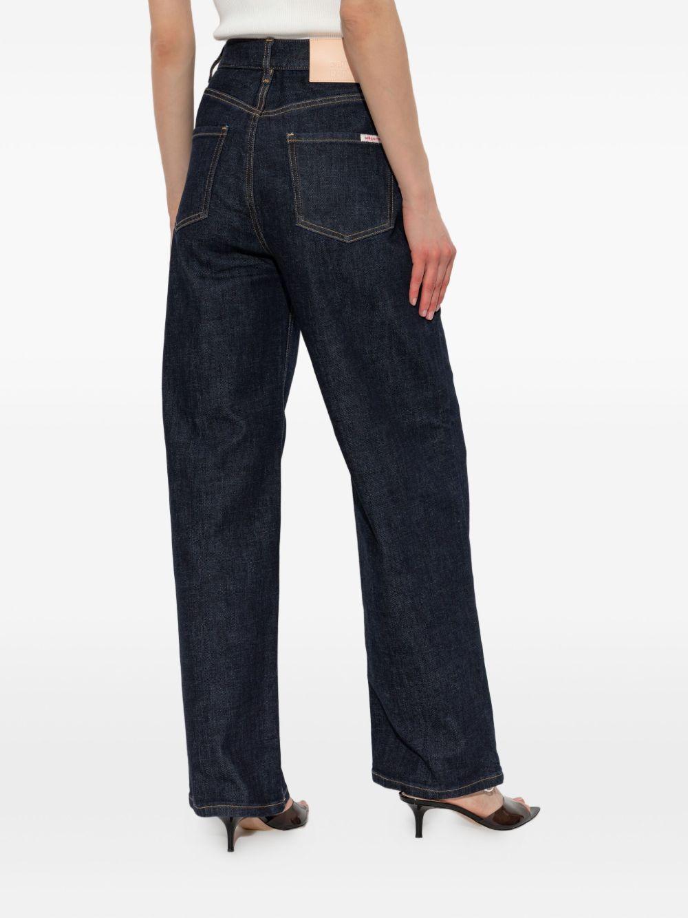 Jeans dritti con 5 tasche in blu Self-portrait - donna 