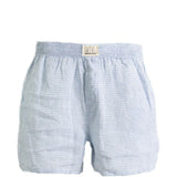Boxer a quadri in blu Erl - unisex 