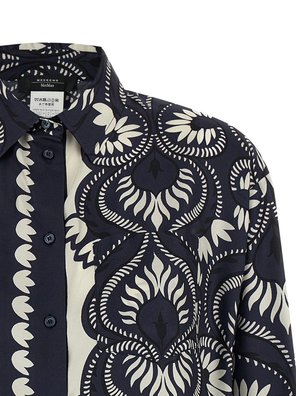 Lastra camicia in blu Maxmara weekend - donna 