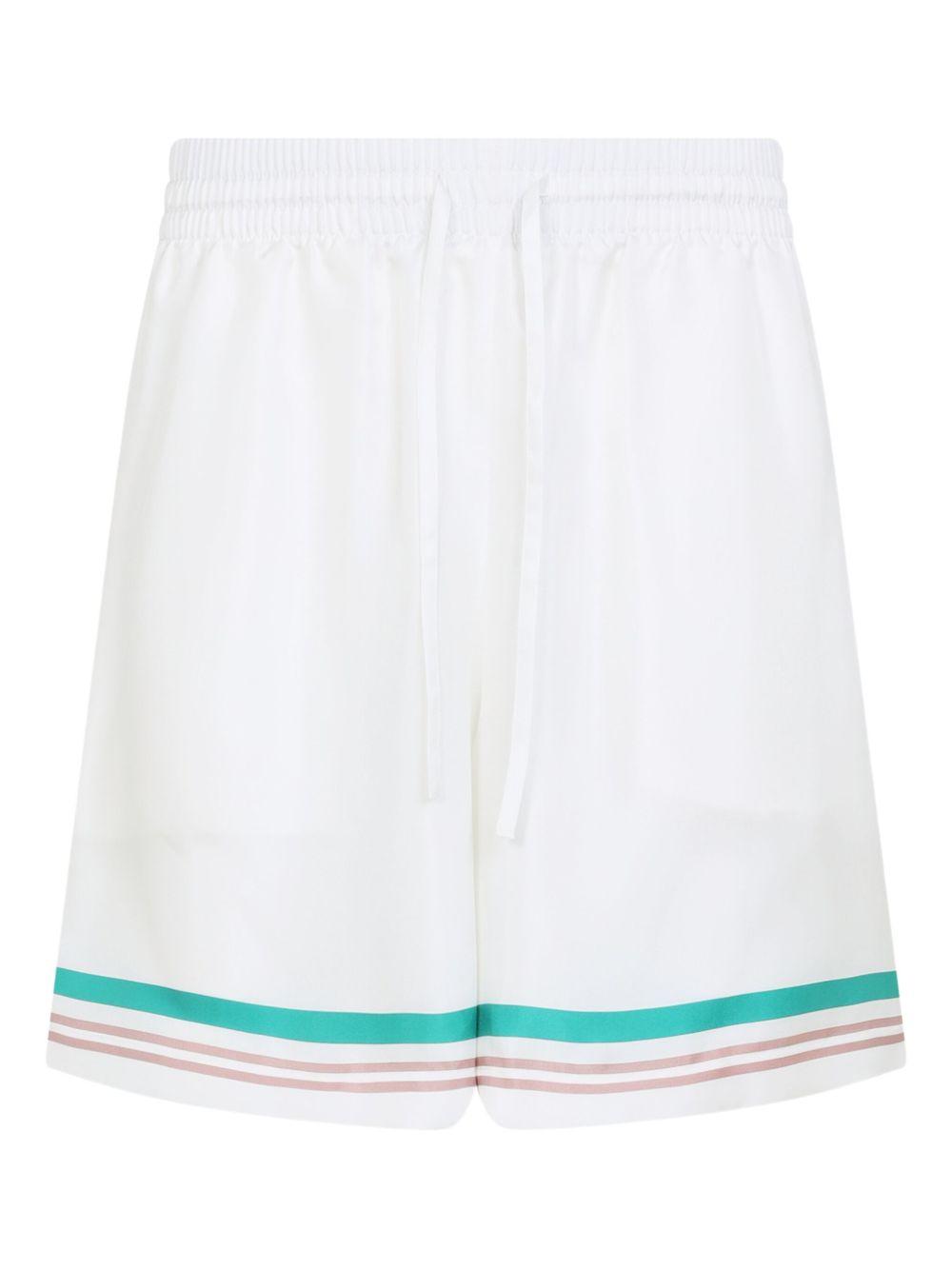 Shorts sportivi Casa Way con coulisse in bianco Casablanca - uomo 