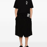 Shorts con tasche in nero Yohji yamamoto - uomo 