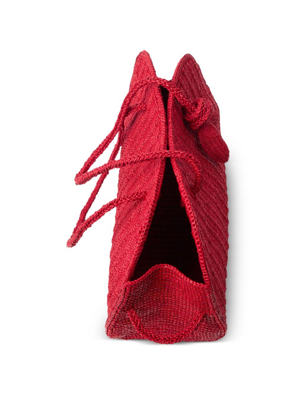 Borsa tote Turismo in rosso Jacquemus - donna 