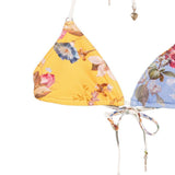 Bikini con stampa spliced in multicolore Zimmermann - donna 