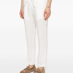 Pantaloni con elastico in vita in bianco Briglia 1949 - uomo 