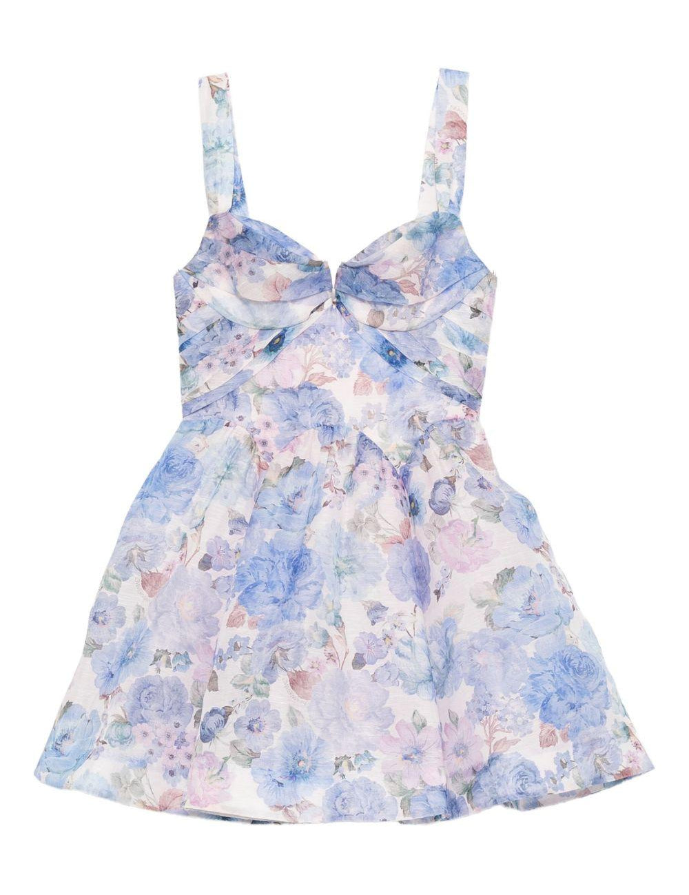 Abito corto Rebellion in blu Zimmermann - donna 