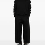 T-shirt a manica lunga con taglio in nero Simone rocha - uomo 