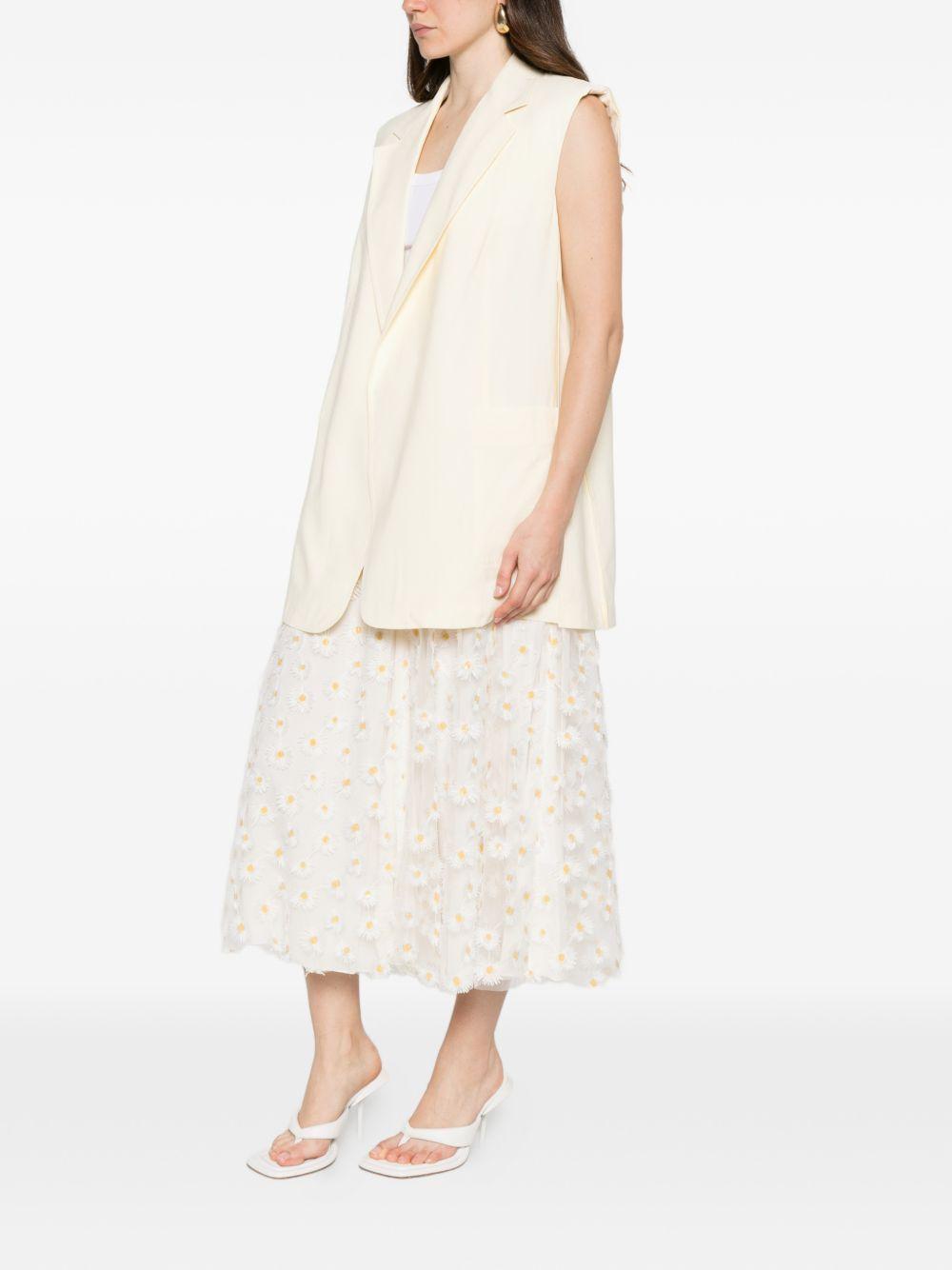 Gilet oversize in avorio Maxmara sportmax - donna 