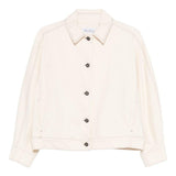 Giacca in jersey effetto denim nettare in avorio Maxmara - donna 
