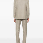 Completo doppiopetto in verde Kiton - uomo 