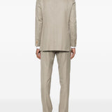 Completo doppiopetto in verde Kiton - uomo 