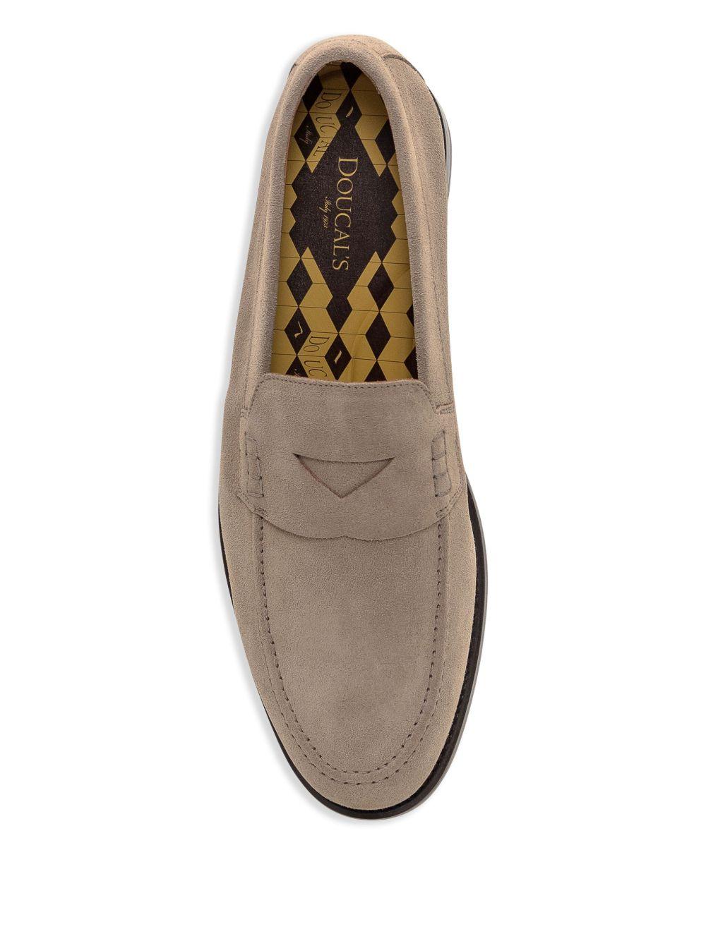 Mocassini penny in beige Doucal's - uomo 
