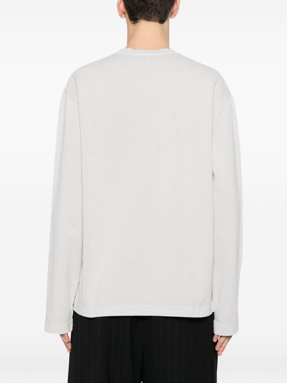 T-shirt a maniche lunghe in grigio Jacquemus - unisex 
